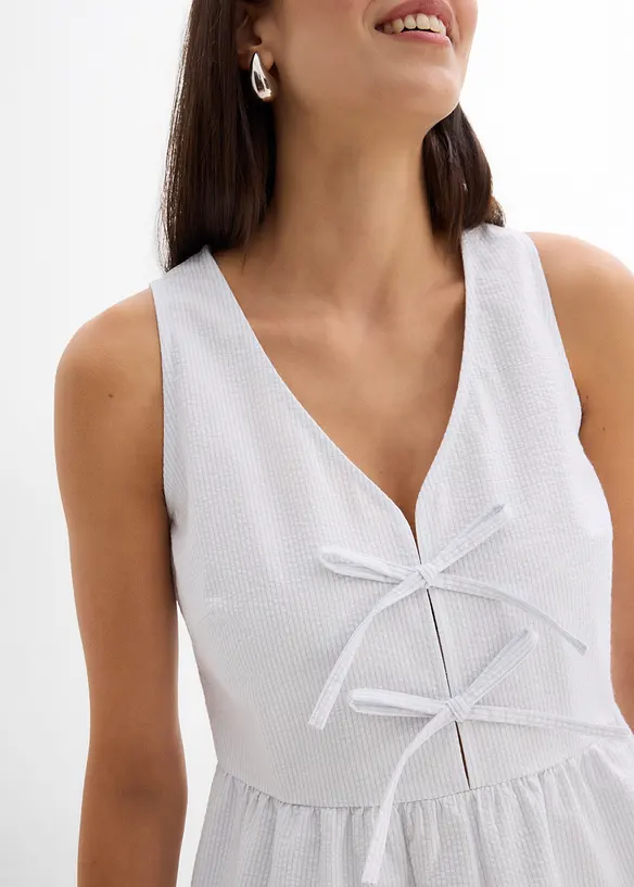 Blouse sans manches rayée, bonprix