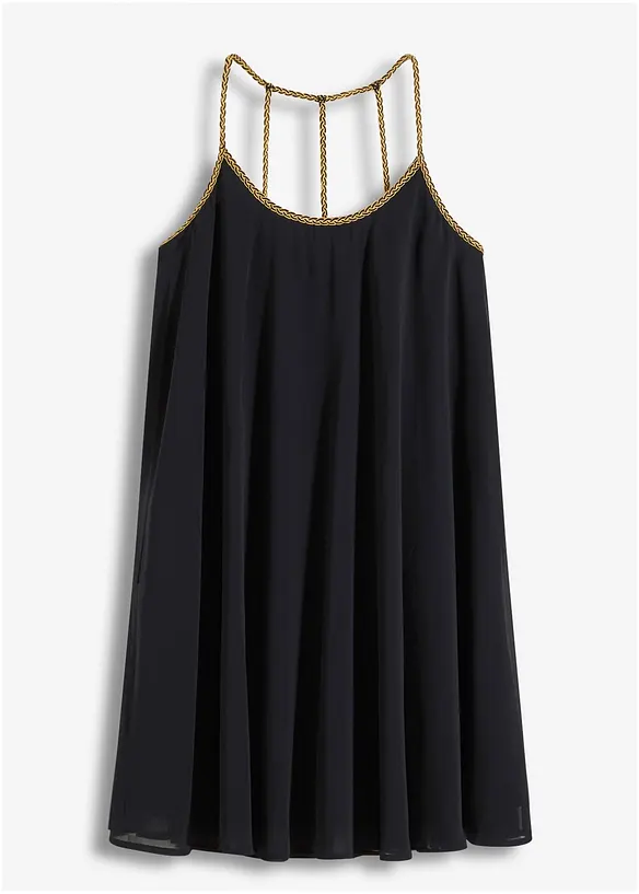 Chiffonkleid mit Rückendetail, bonprix