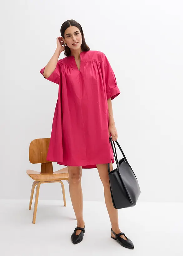 Oversize Kaftan-Kleid aus reiner Bio-Baumwolle, bonprix