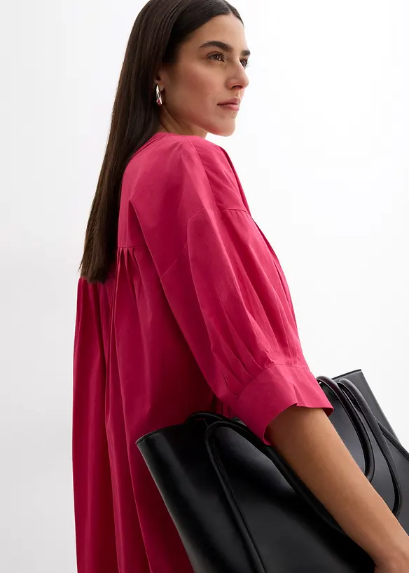 Oversize Kaftan-Kleid aus reiner Bio-Baumwolle, bonprix