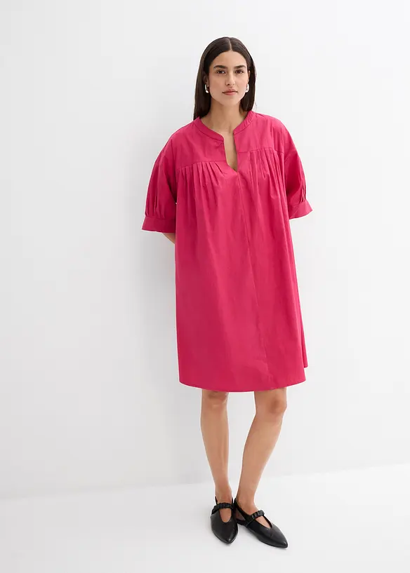 Oversize Kaftan-Kleid aus reiner Bio-Baumwolle, bonprix