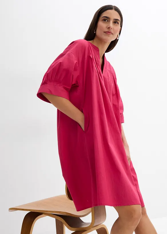 Oversize Kaftan-Kleid aus reiner Bio-Baumwolle, bonprix