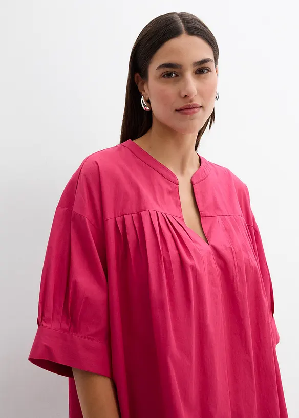 Oversize Kaftan-Kleid aus reiner Bio-Baumwolle, bonprix