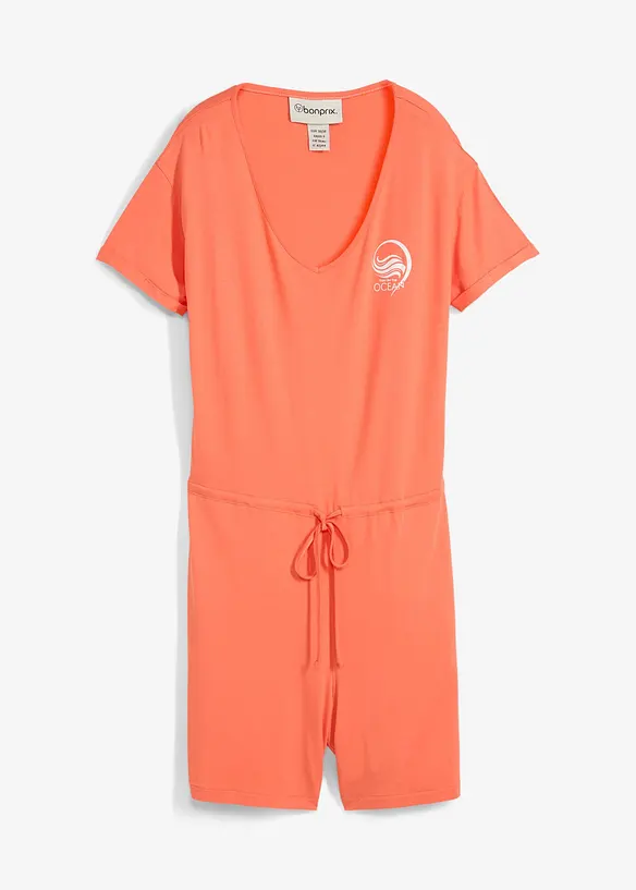 Combishort fluide en jersey de viscose mélangée, bonprix