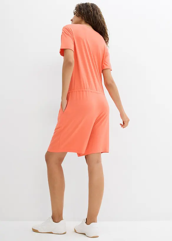 Combishort fluide en jersey de viscose mélangée, bonprix