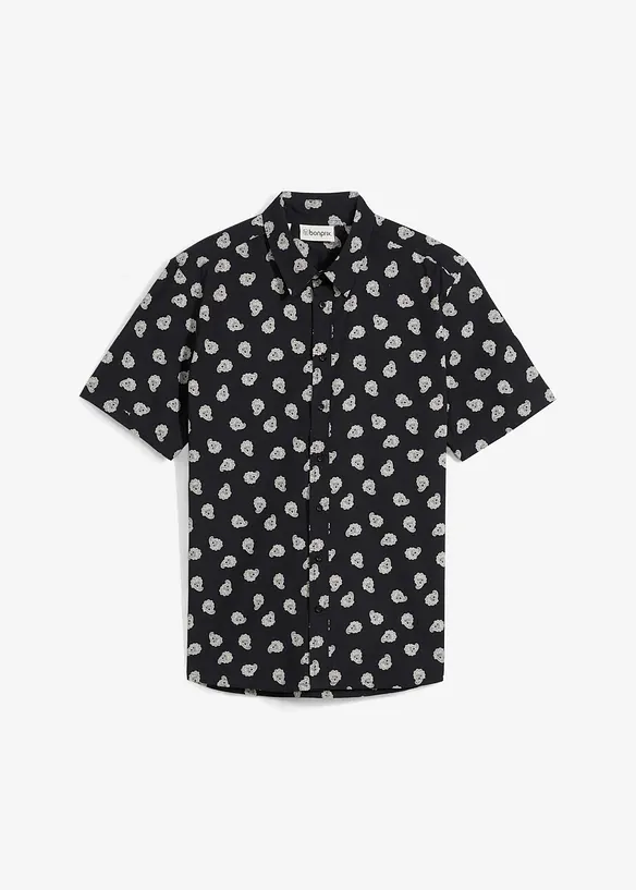 Chemise manches courtes, 100% coton, bonprix