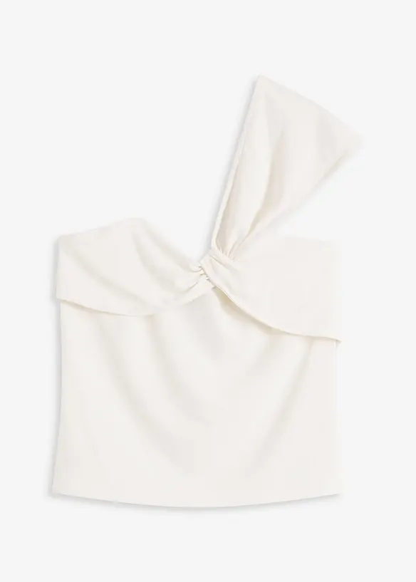 Asymmetrisches Top aus luftigem Crêpe, bonprix