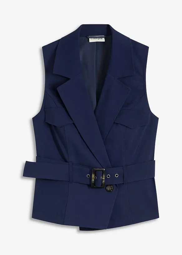 Gilet sans manches avec ceinture, bonprix