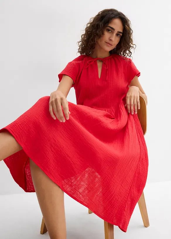 Kleid aus weichem Musselin, bonprix