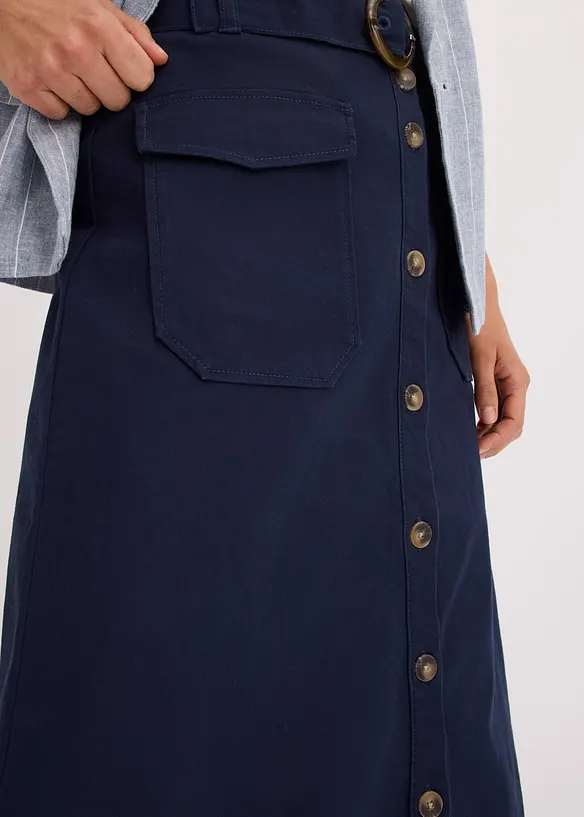 Jupe en twill, bonprix