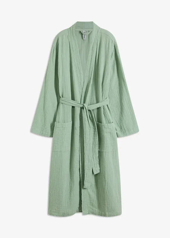 Morgenmantel aus softem Musselin, oversized, bonprix