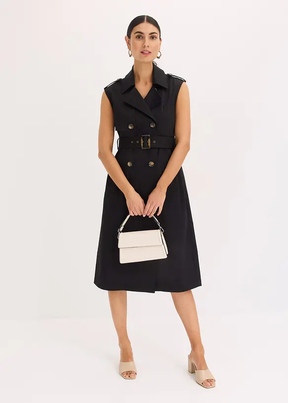 Robe trench avec ceinture (ens. 2 pces), bonprix