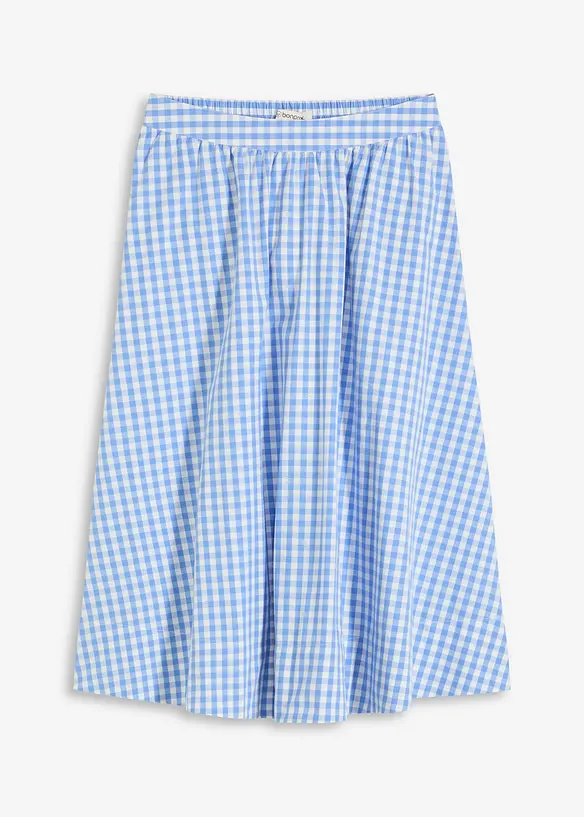 Jupe midi 100% coton, bonprix