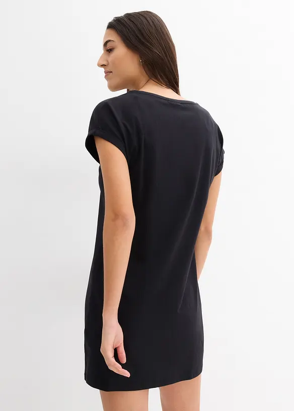 Shirtkleid aus reiner Bio-Baumwolle (2er Pack), bonprix