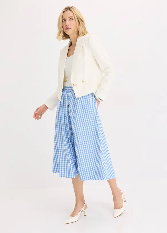 Jupe midi 100% coton, bonprix