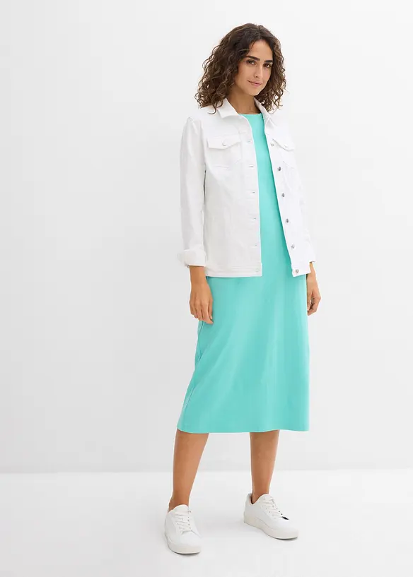 Robe midi en coton épais, bonprix