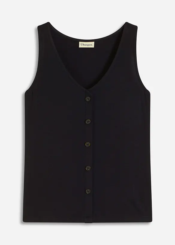 Top boutonné, bonprix