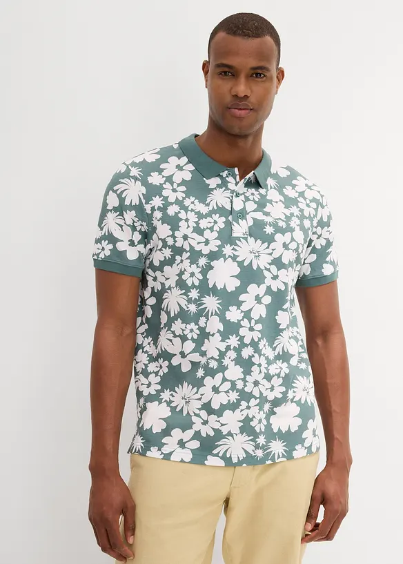 Piqué-Poloshirt aus reiner Bio-Baumwolle, bonprix