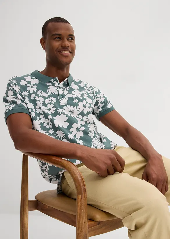Piqué-Poloshirt aus reiner Bio-Baumwolle, bonprix