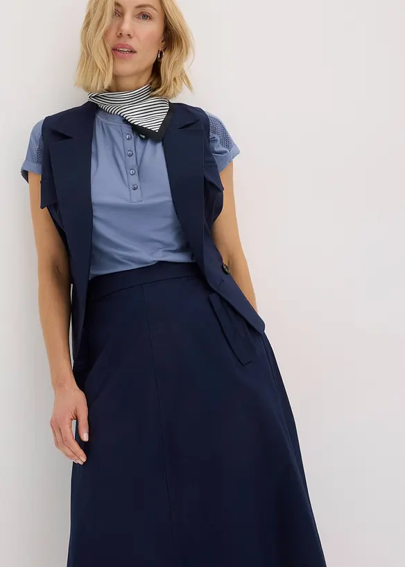 Jupe midi 100% coton, bonprix