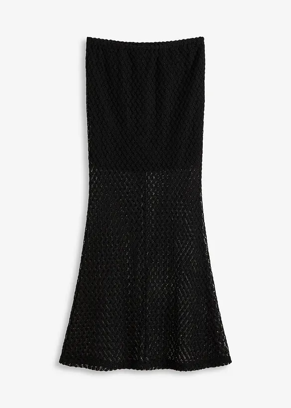 Jupe longue avec dentelle, bonprix