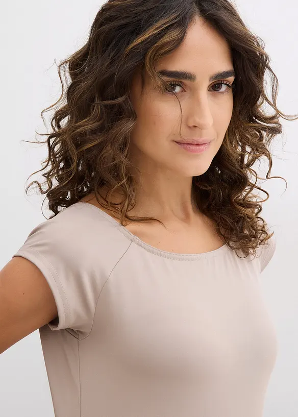 Shirtkleid mit Gürteldetail, bonprix