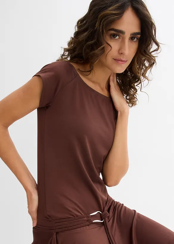 Robe en jersey avec détail ceinture, bonprix