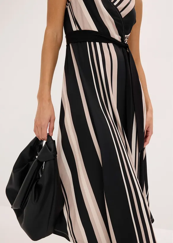 Robe en jersey avec lien à nouer, bonprix