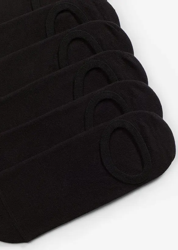 Füßlinge mit Bio-Baumwolle und Silikonstreifen (10er Pack), bonprix