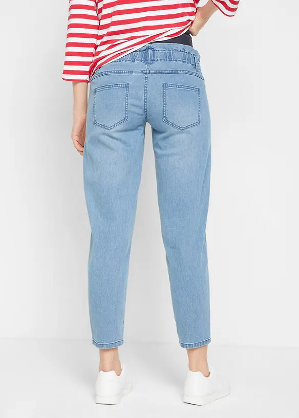 Umstandsjeans aus Baumwoll-Stretch, schmal zulaufendes Bein, bonprix