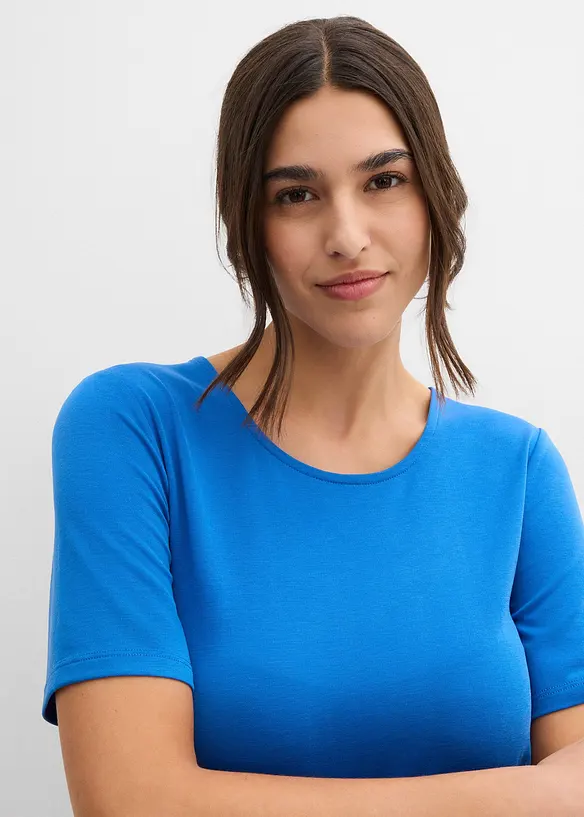 Robe ajustée en jersey de viscose mélangée, bonprix
