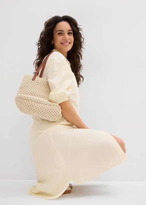 Robe-chemise en coton léger, bonprix