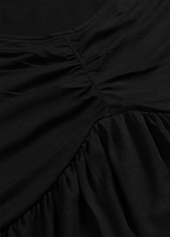 T-shirt manches courtes, coupe trapèze, bonprix