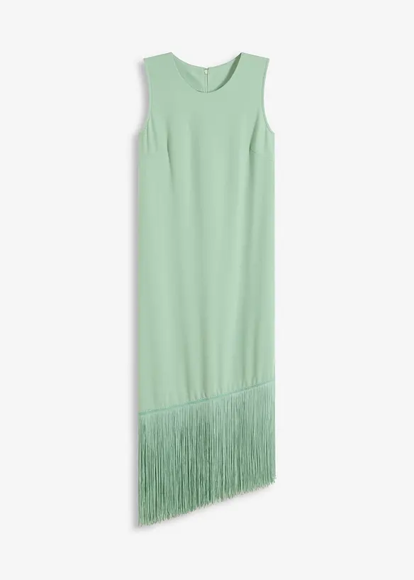 Robe en jersey à franges, bonprix