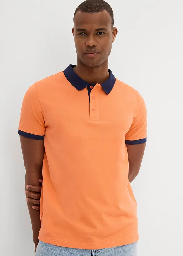 Piqué-Poloshirt aus reiner Bio-Baumwolle, bonprix