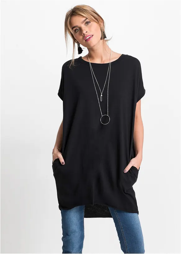 Longshirt aus reiner Baumwolle, bonprix