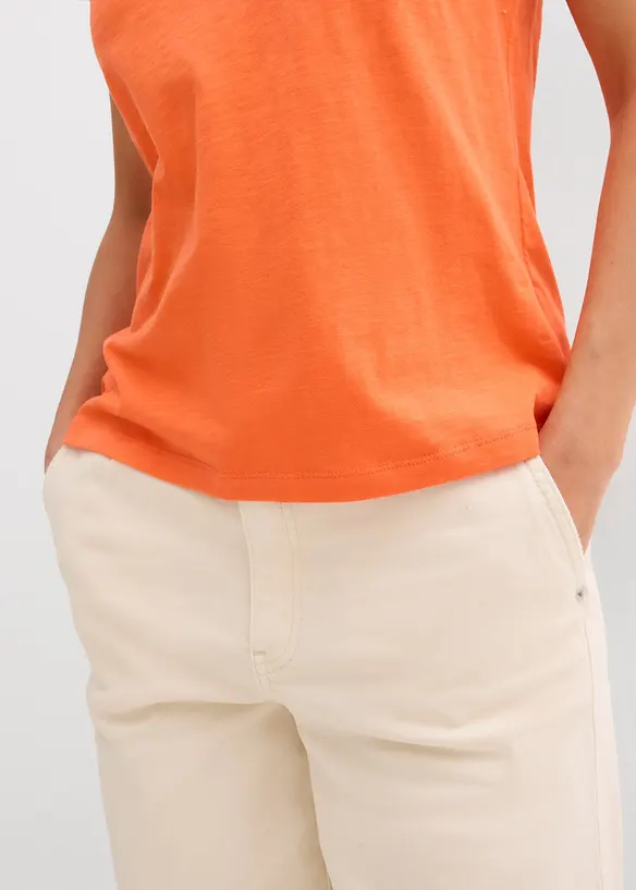 T-Shirt aus reiner Bio-Baumwolle (2er Pack), bonprix