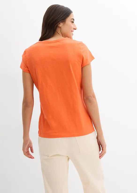 T-Shirt aus reiner Bio-Baumwolle (2er Pack), bonprix