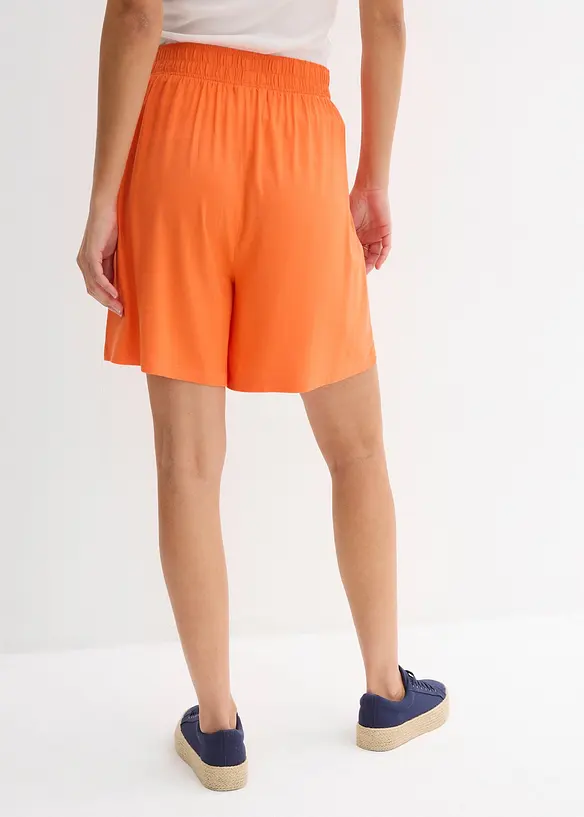 Short à taille élastiquée en viscose extensible, bonprix