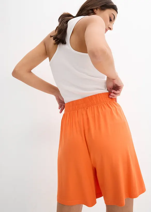 Short à taille élastiquée en viscose extensible, bonprix