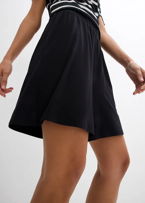 Short à taille élastiquée en viscose extensible, bonprix