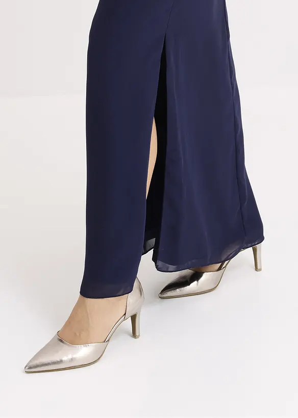 Robe asymétrique en mousseline, bonprix