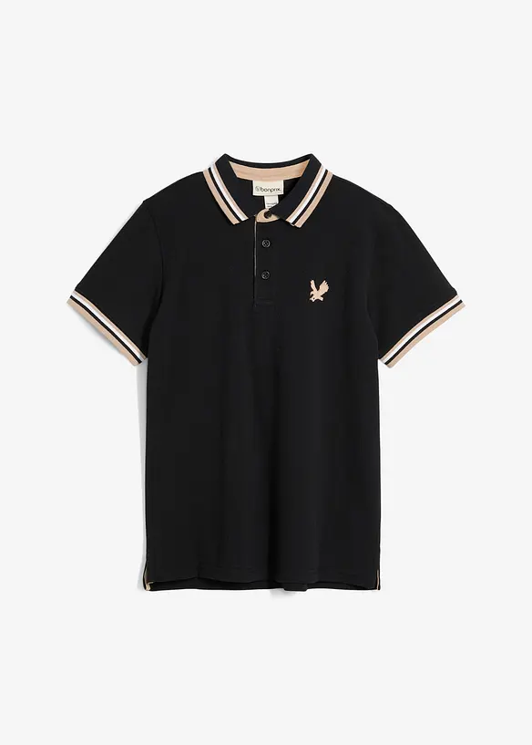 Polo en maille piquée 100% coton, bonprix