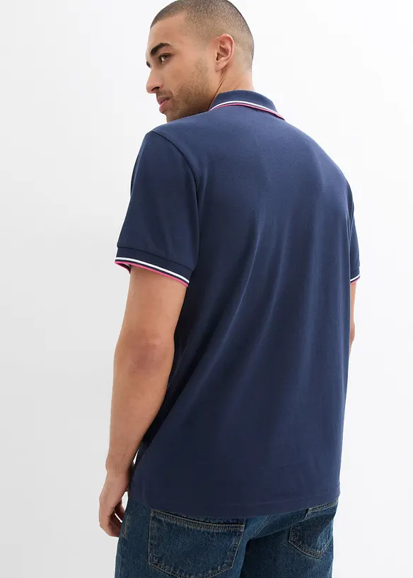 Polo en maille piquée 100% coton, bonprix