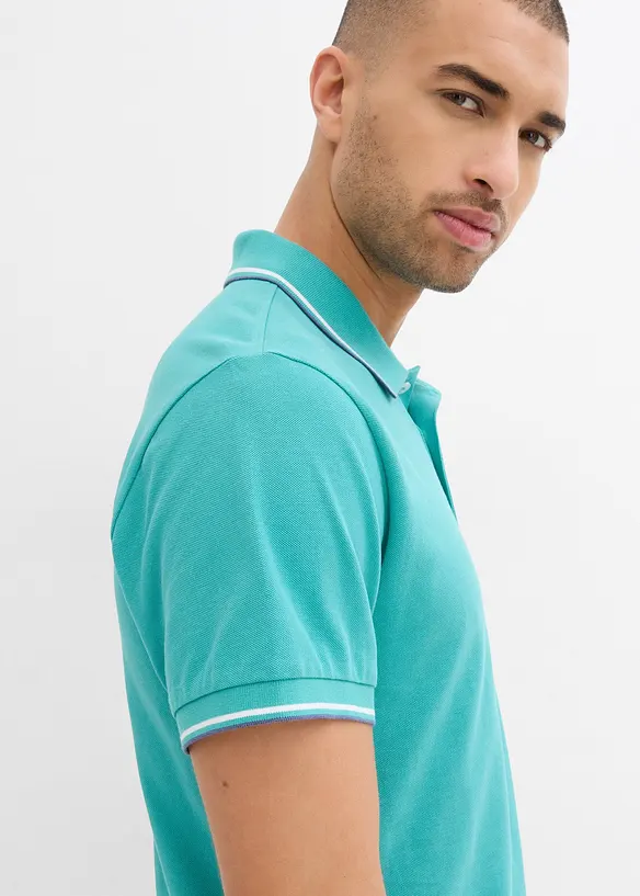 Polo en maille piquée 100% coton, bonprix