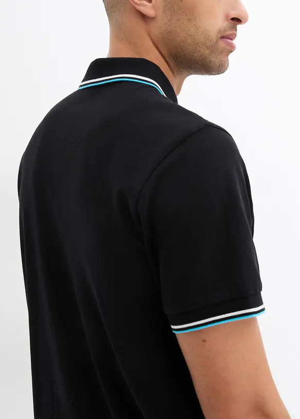 Polo en maille piquée 100% coton, bonprix