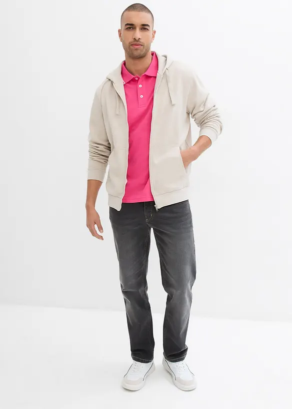 Polo en maille piquée 100% coton, bonprix