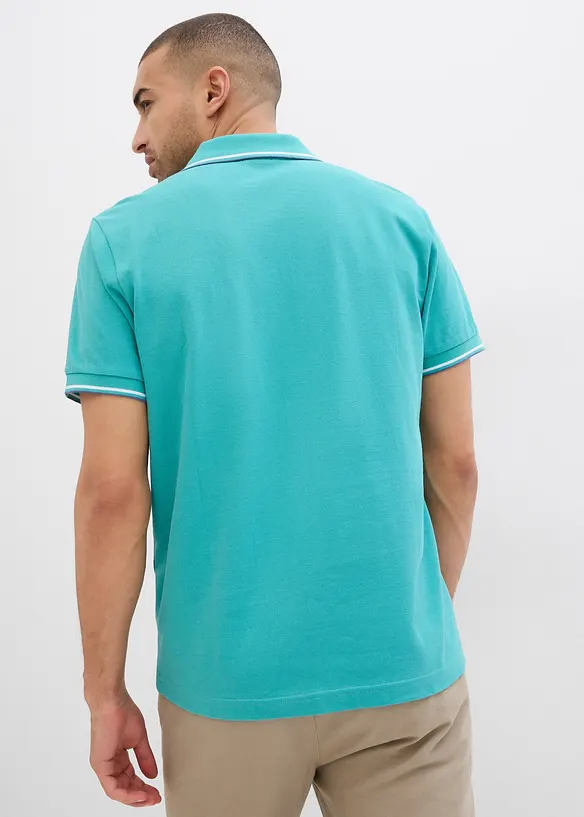 Polo en maille piquée 100% coton, bonprix