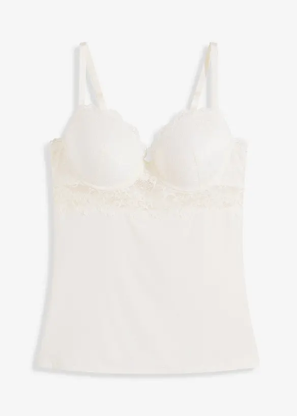Caraco soutien-gorge en matière microfibre lisse, bonprix