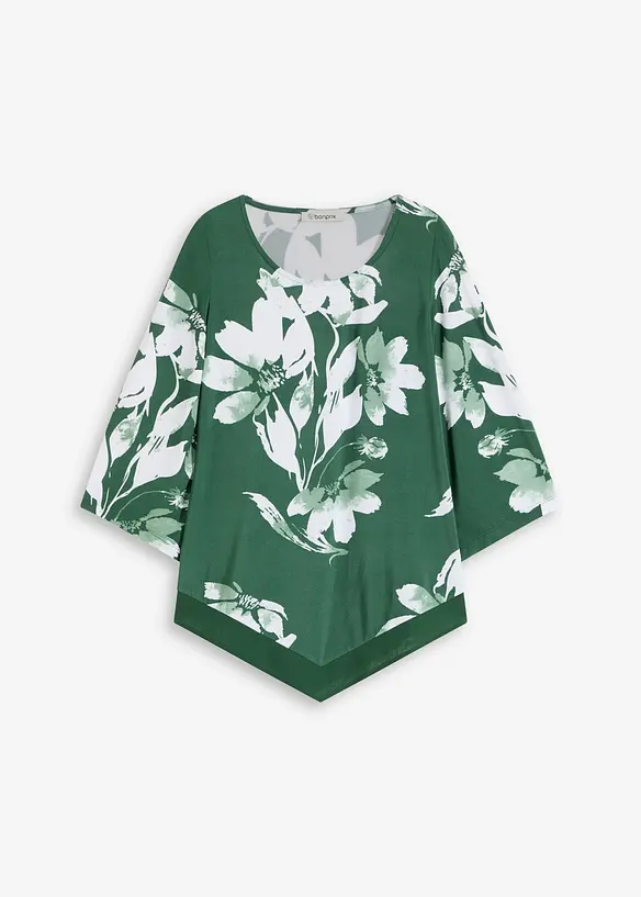 T-shirt tunique à motif floral, bonprix